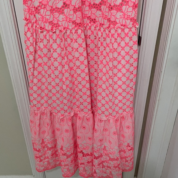 Lilly Pulitzer Dresses | Lilly Pulitzer Kyla Maxi Dress Garden Gate Eyelet | Poshmark